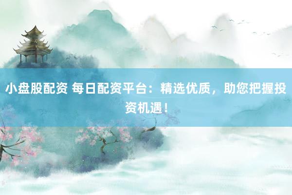 小盘股配资 每日配资平台：精选优质，助您把握投资机遇！