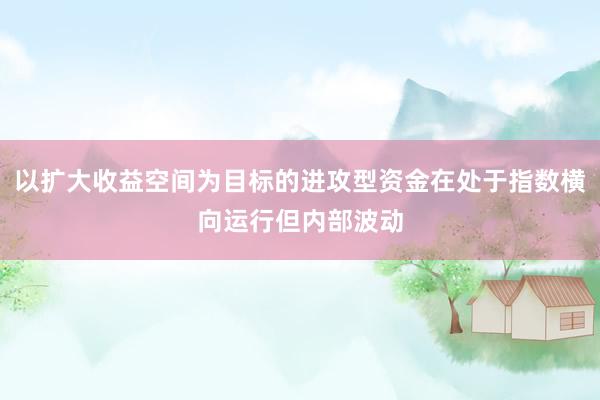以扩大收益空间为目标的进攻型资金在处于指数横向运行但内部波动